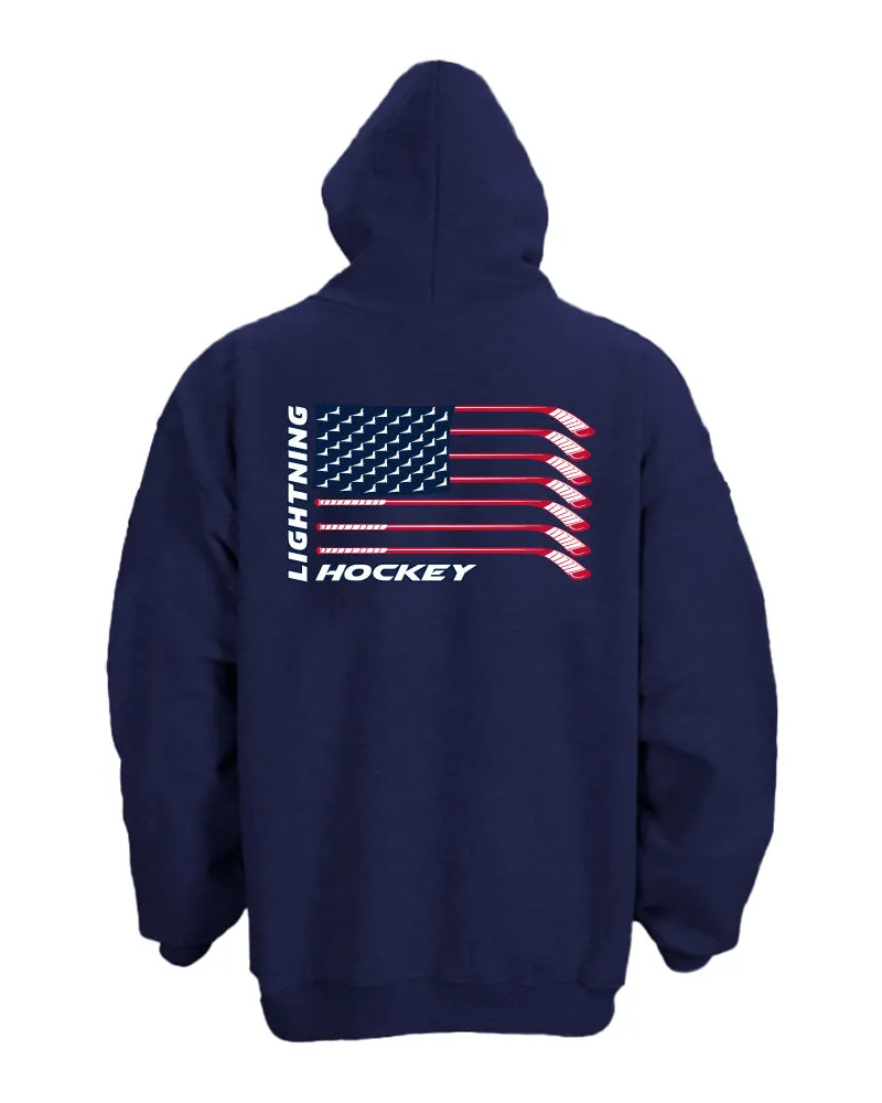 Long Beach Lightning Flag Hoodie