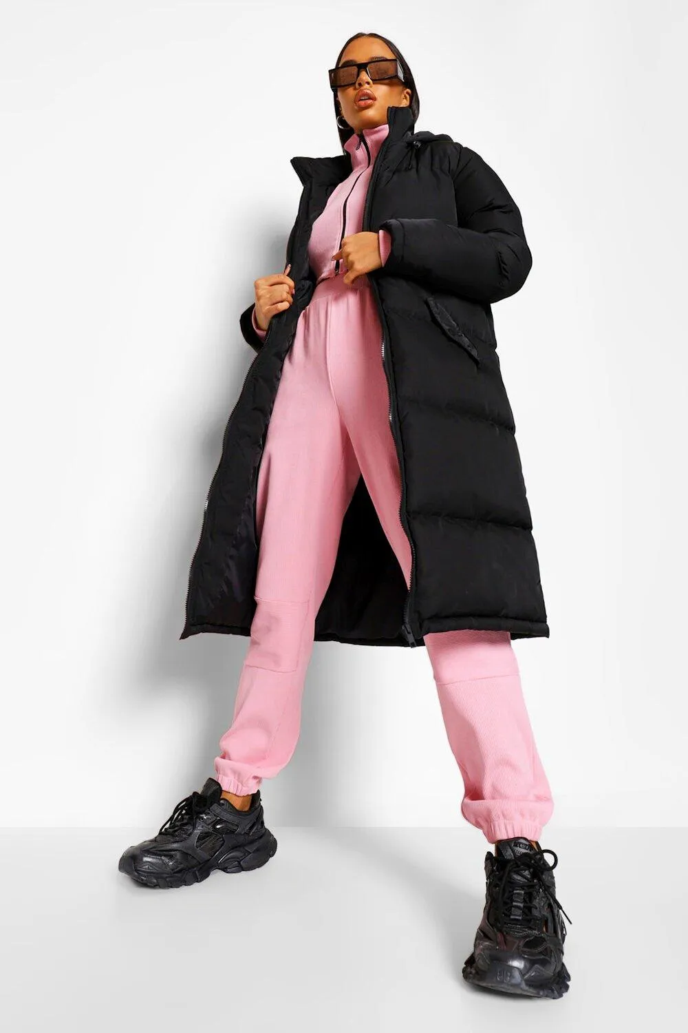 Longline Funnel Neck Puffer