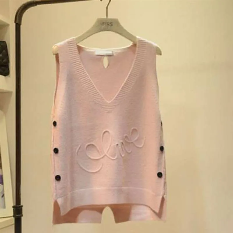 Loose Ladies Knit Vest