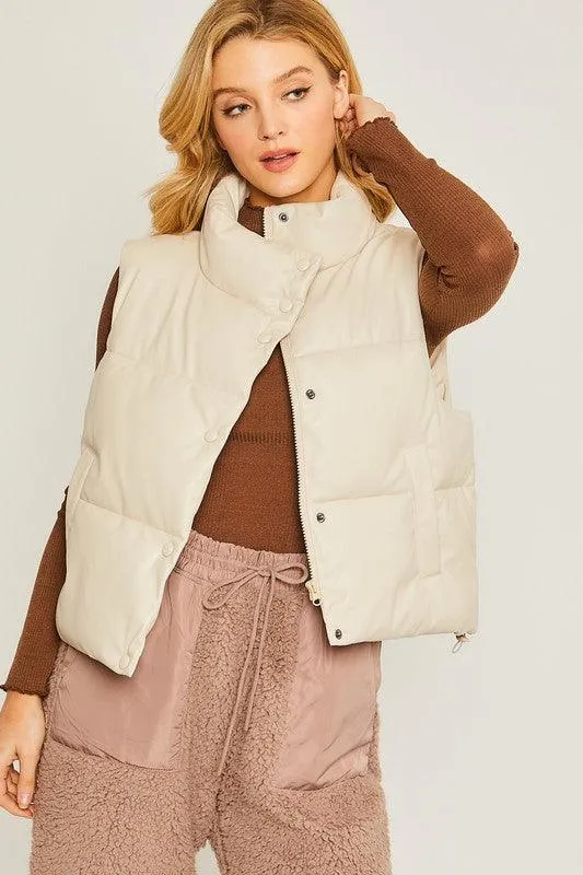 LOVE TREE Padded Vest, 3 Colors