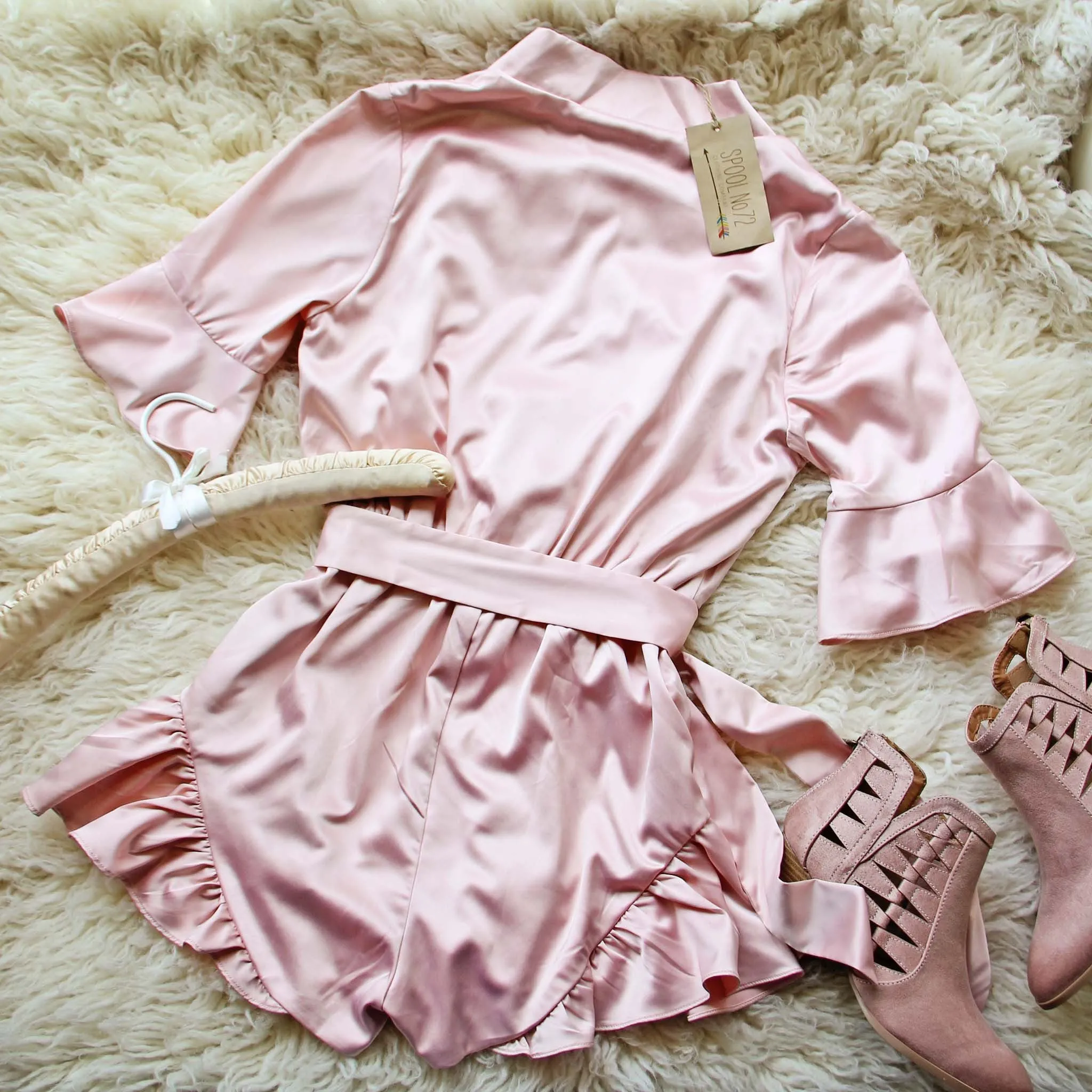 Lulu Romper in Rosé