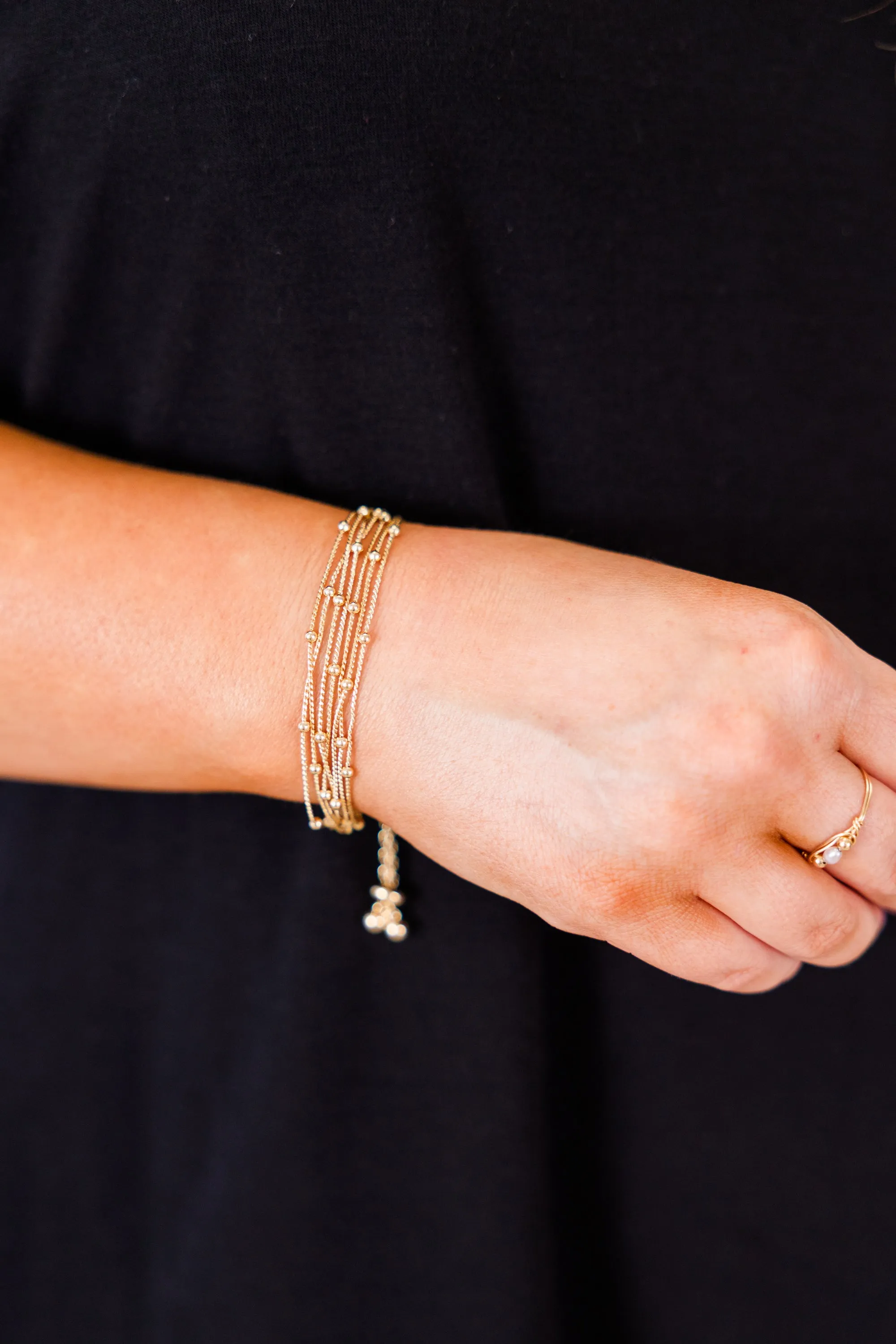 Make Way Babe Bracelet, Gold
