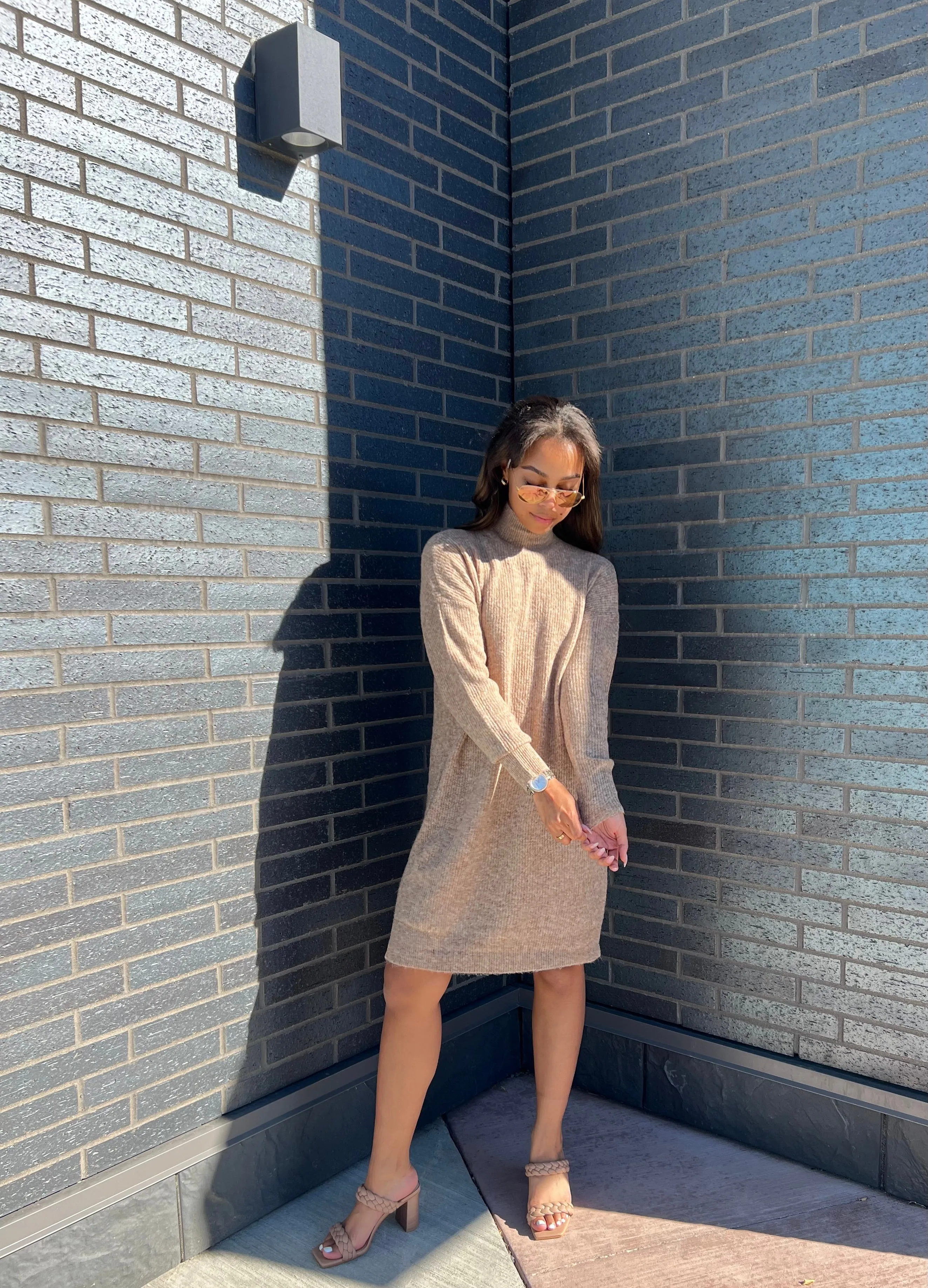 Mali Turtleneck Sweater Dress