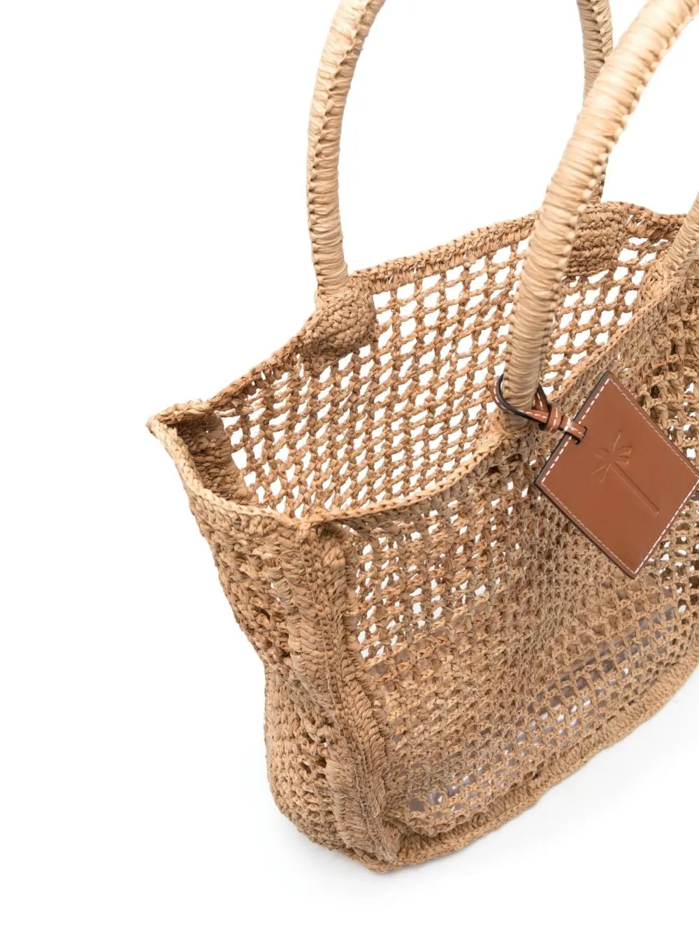 Manebi    Manebi Net Raffia Handbag