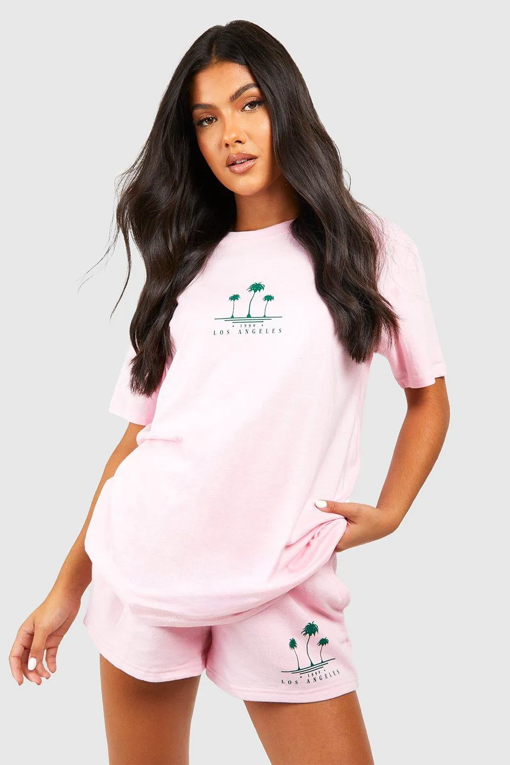 Maternity La Sweat Short Set