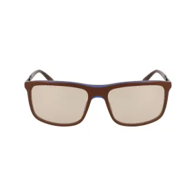 Matte Square Sunglasses - Brown