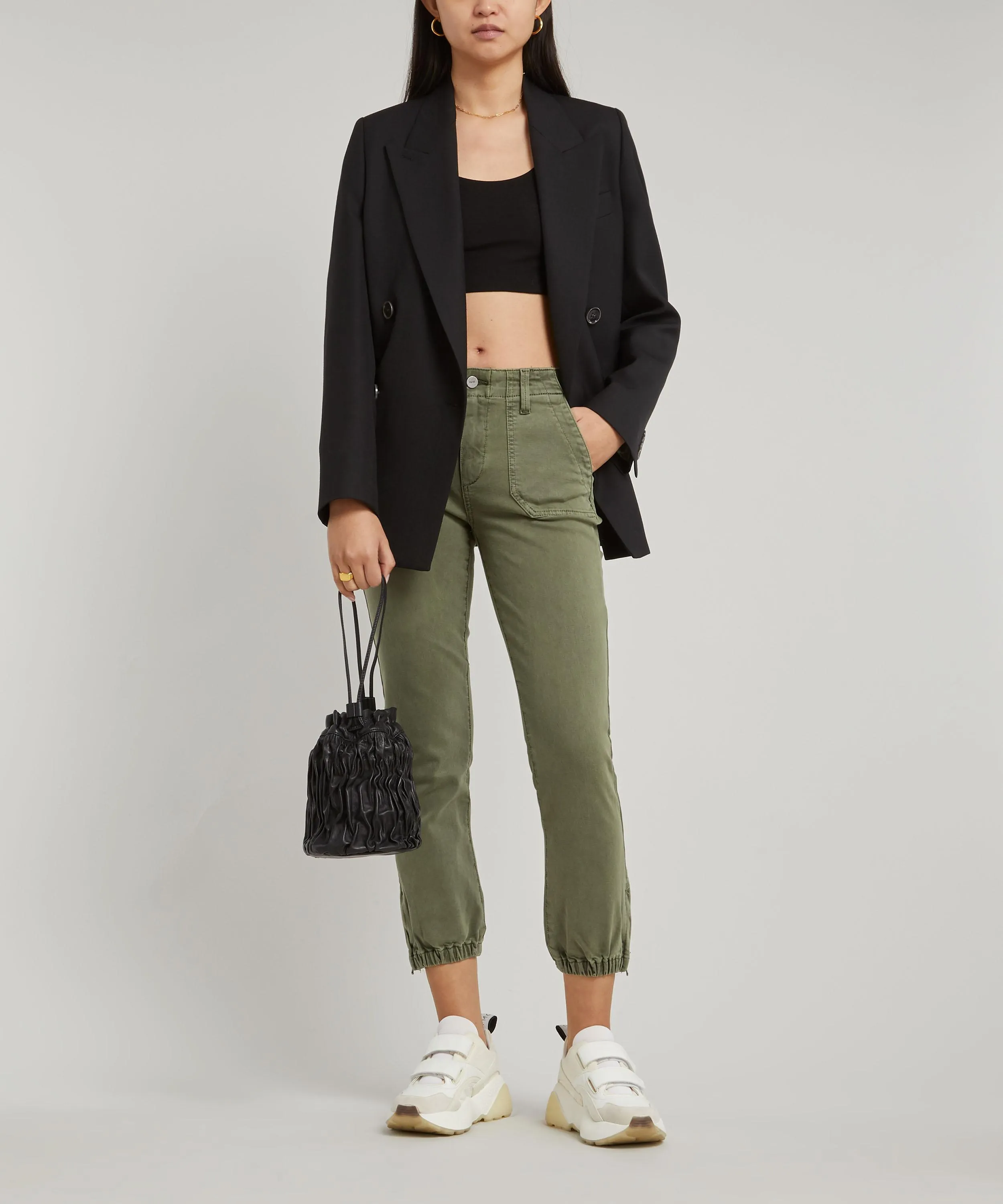 Mayslie Cotton Twill Joggers