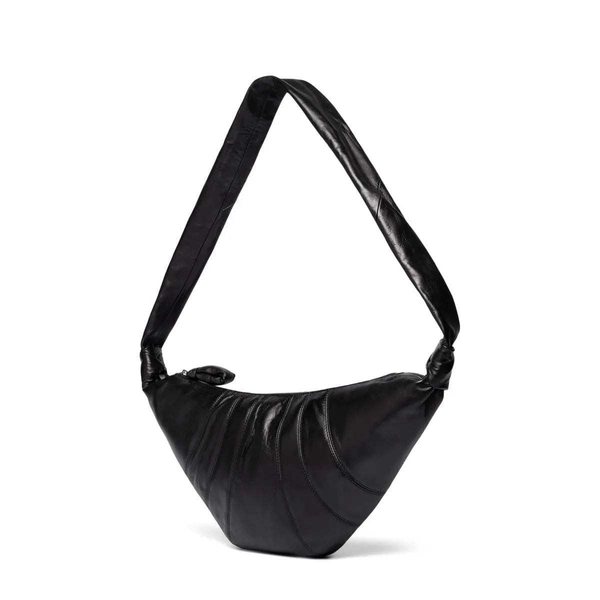 MEDIUM CROISSANT BAG BLACK | Bodega