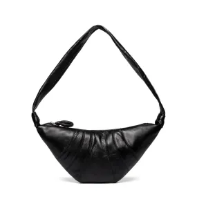 MEDIUM CROISSANT BAG BLACK | Bodega