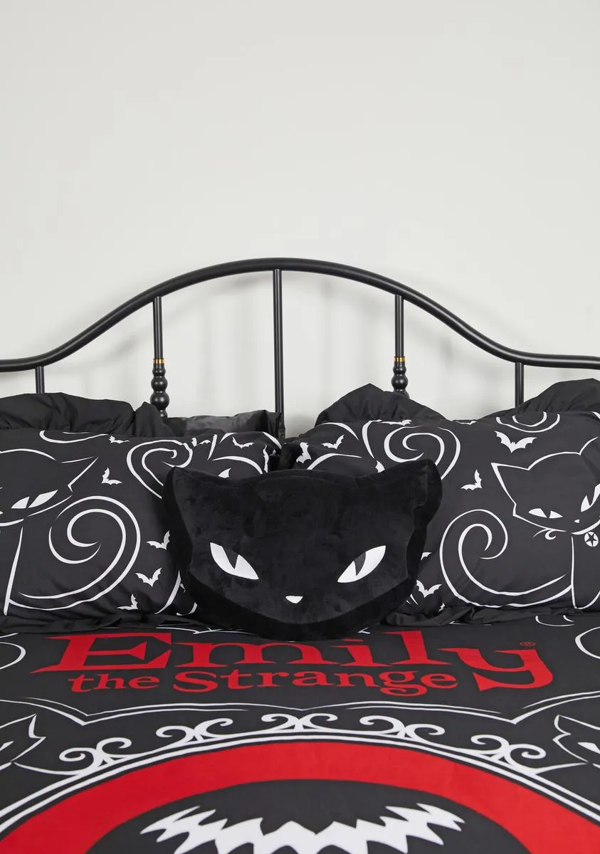 Menacing Meow Decorative Pillow-