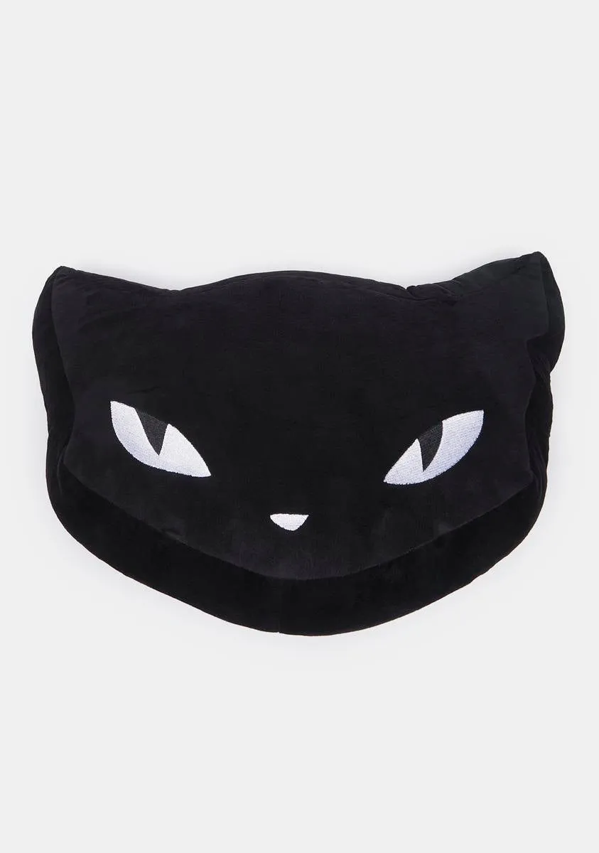Menacing Meow Decorative Pillow-