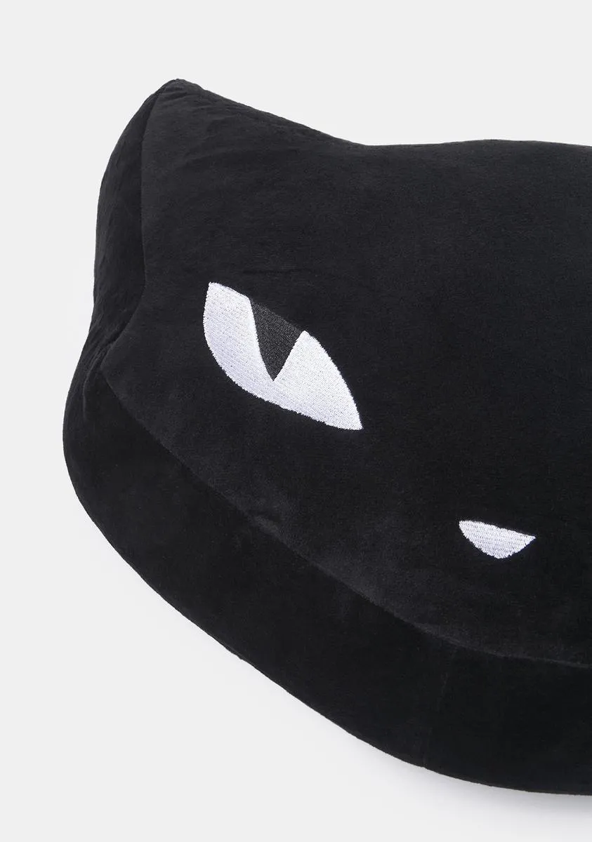 Menacing Meow Decorative Pillow-