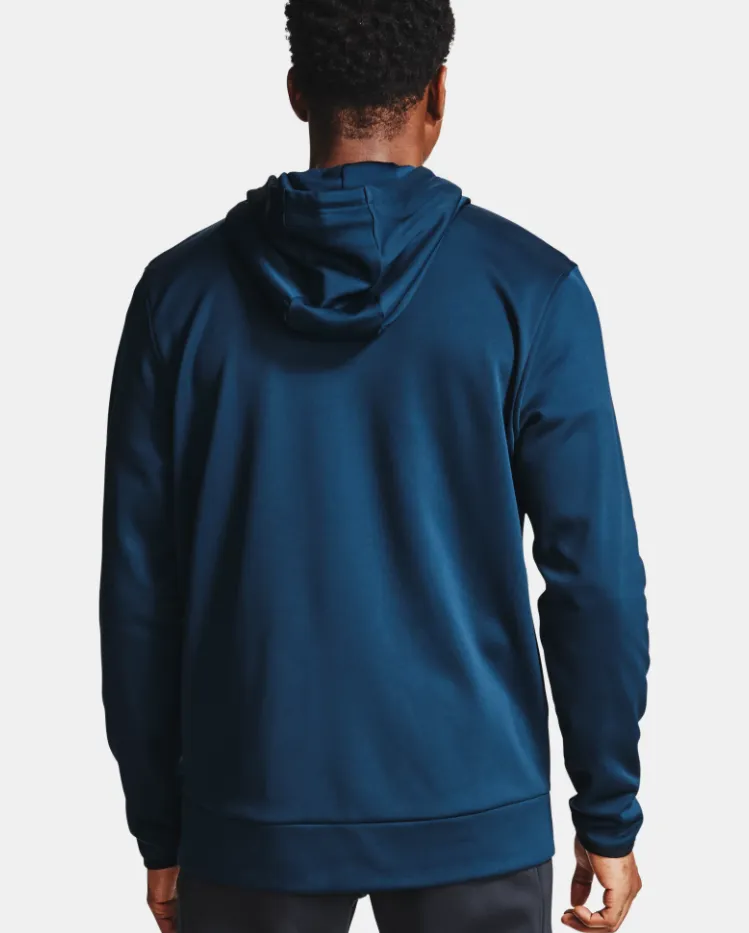 Men's | Under Armour | 1357110 | Armour Fleece Full Zip Hoodie | Academy / Black