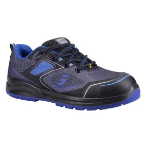 Mens cador safety trainers black/blue Safety Jogger