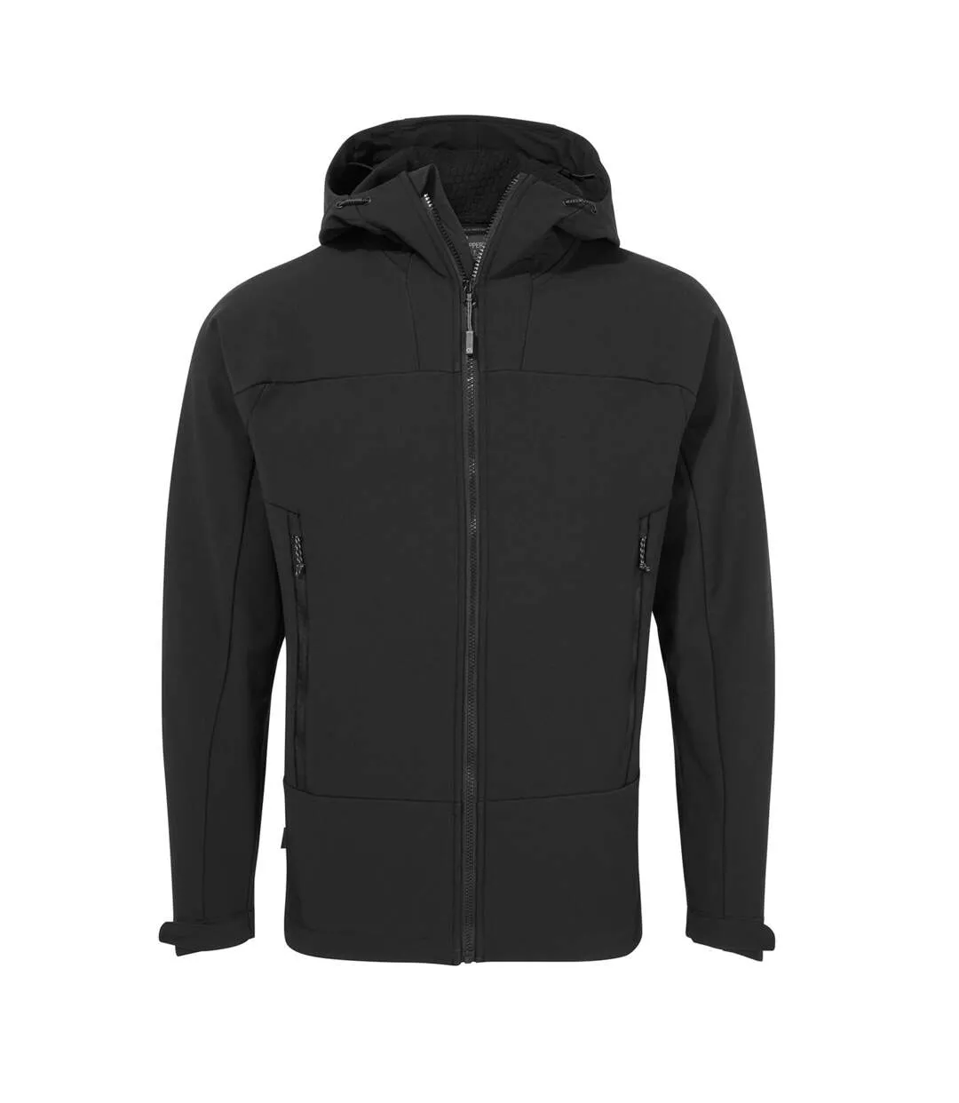 Mens expert hooded active soft shell jacket black Craghoppers