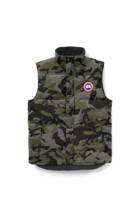 Men's Garson Crew Vest Camo - Classic Camo Coastal Grey - Small