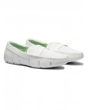 Mens Penny Loafer White