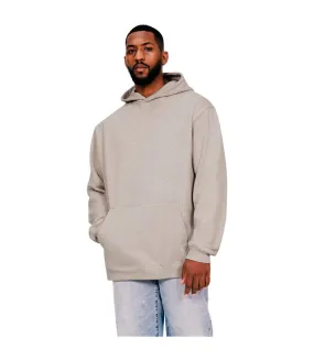 Mens ringspun cotton tall oversized hoodie heather grey Casual Classics