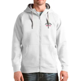 Men's Antigua White Georgia Bulldogs College Football Playoff 2021 National Champions Victory Full-Zip Hoodie