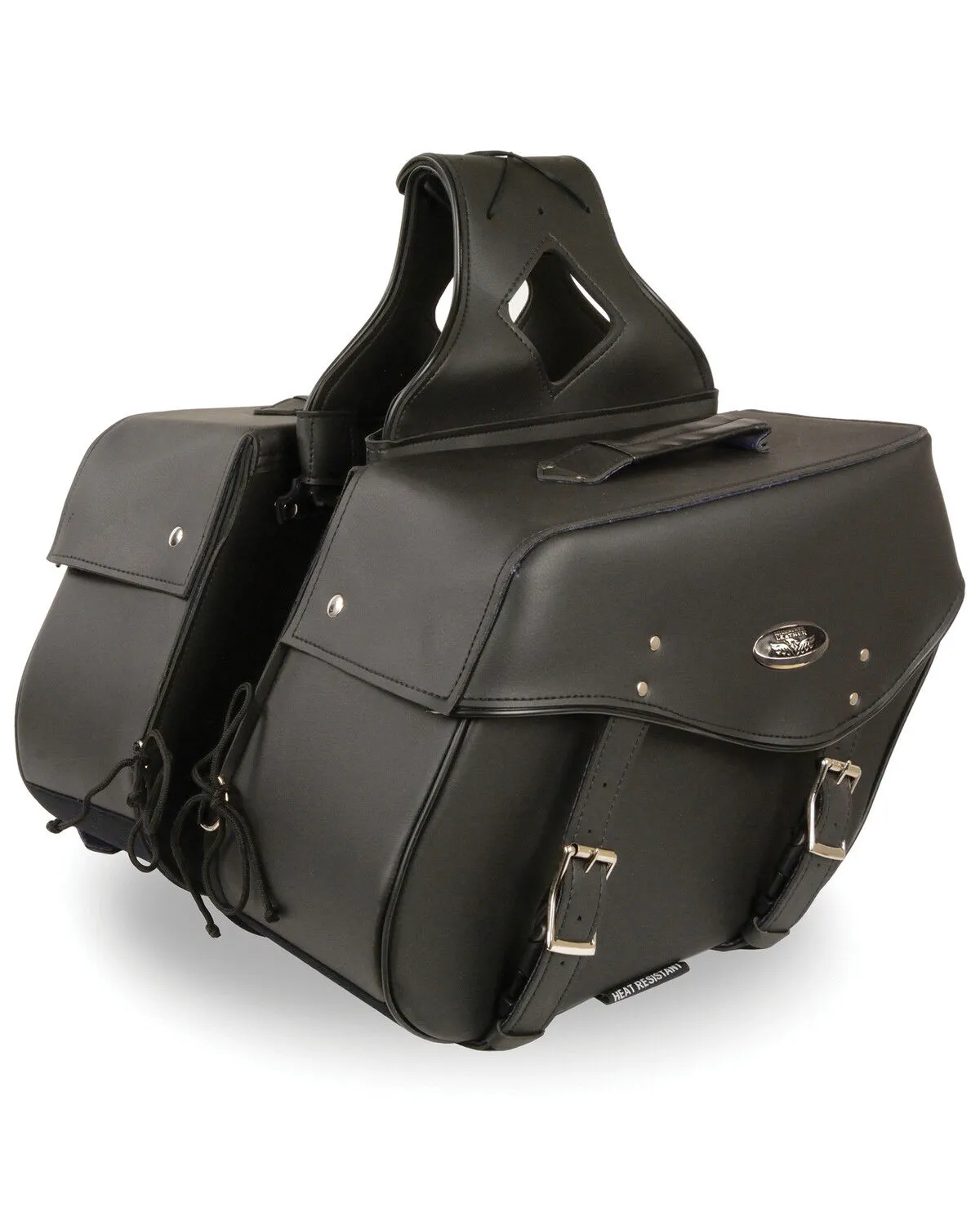 Milwaukee Leather Large Zip-Off Throw Over Saddle Bag