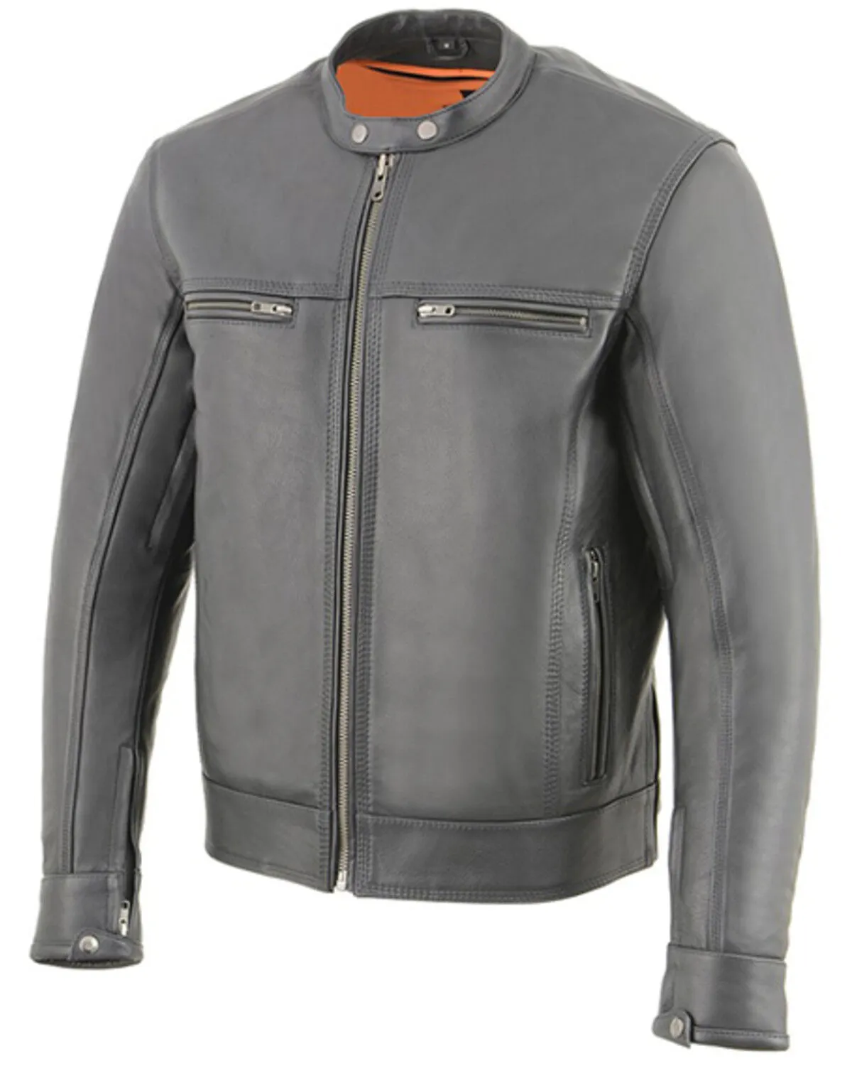 Milwaukee Leather Men's Cool-Tec Scooter Style Motorcycle Jacket - 4X