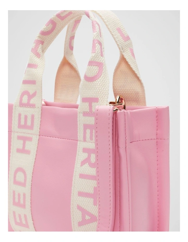 Mini Tote Bag in Candy Pink