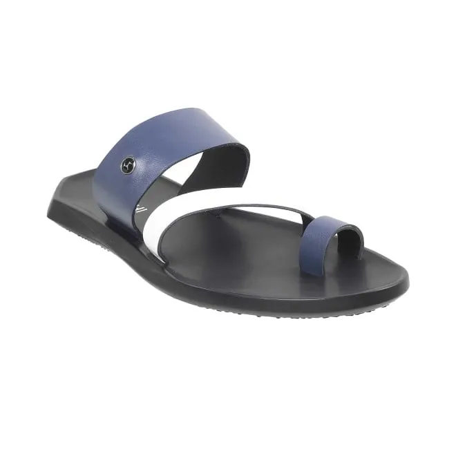Mochi Men Blue Casual Slippers