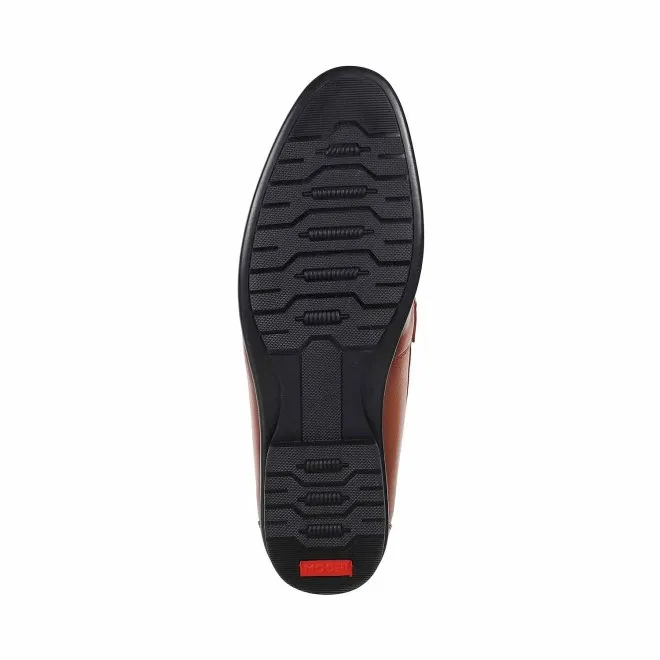 Mochi Men Tan Formal Loafers