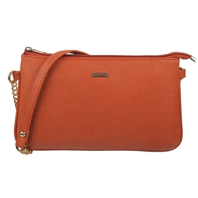 Mochi Women Orange Hand Bags Shoulder Bag