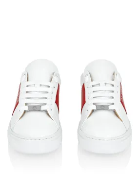 Nappa Leather Lo-Top Sneakers