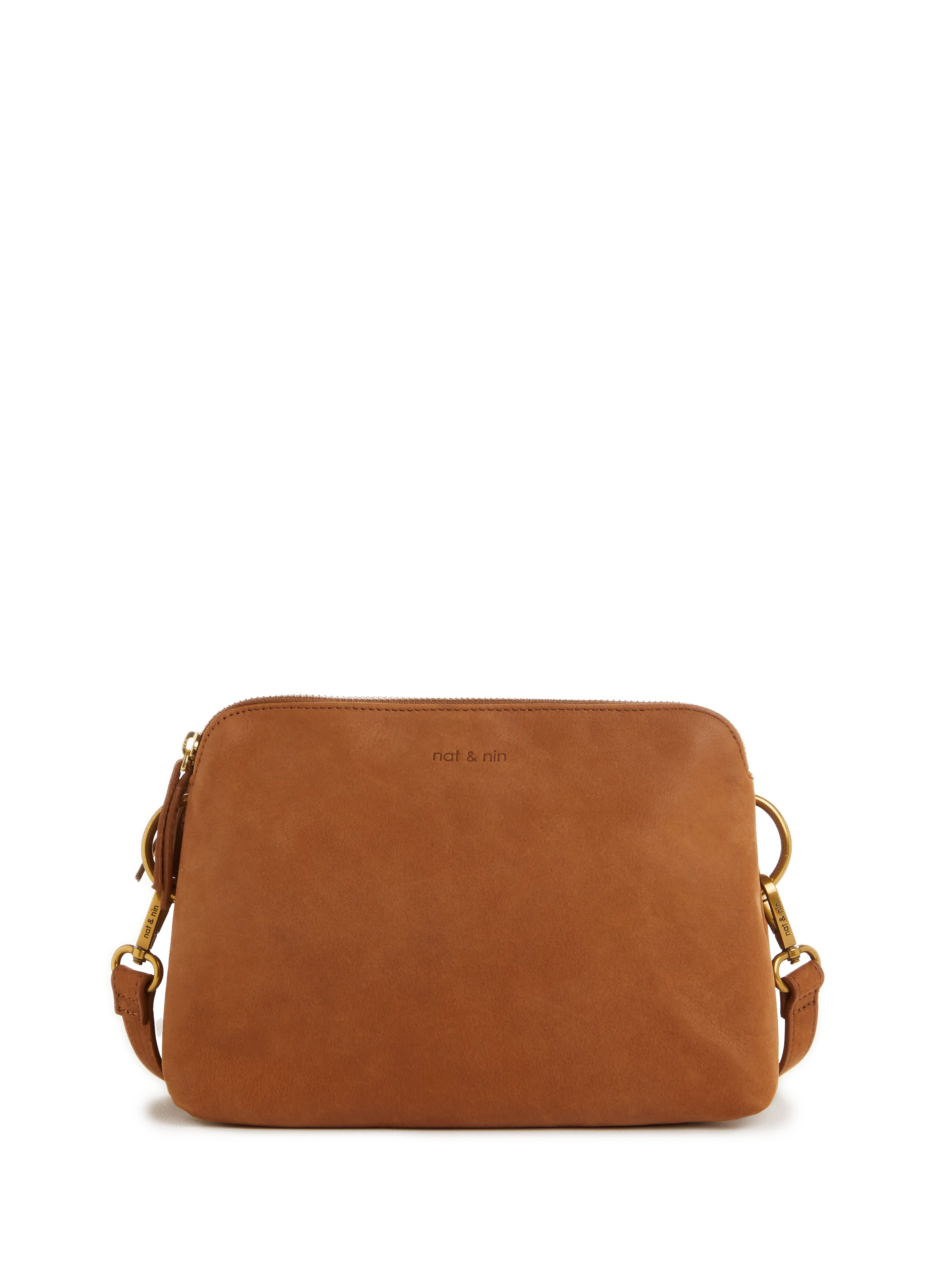 Nat & nin  Nael leather shoulder bag - Brown