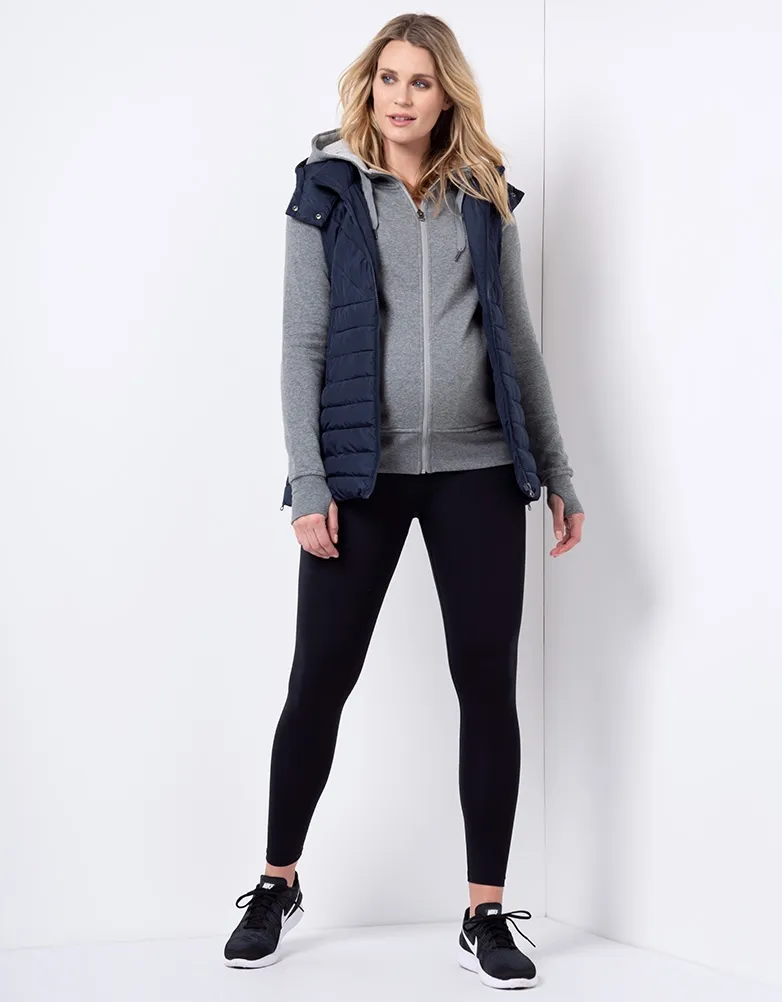 Navy 3 in 1 Maternity Vest