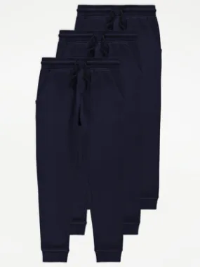 Navy Joggers 3 Pack | Kids | George at ASDA