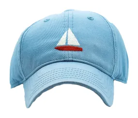 Needlepoint Sailboat Hat - Chambray