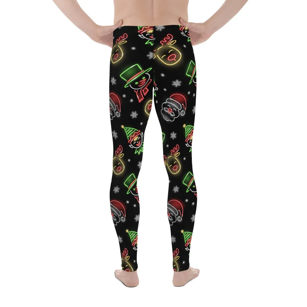 Neon Christmas Men's Leggings
