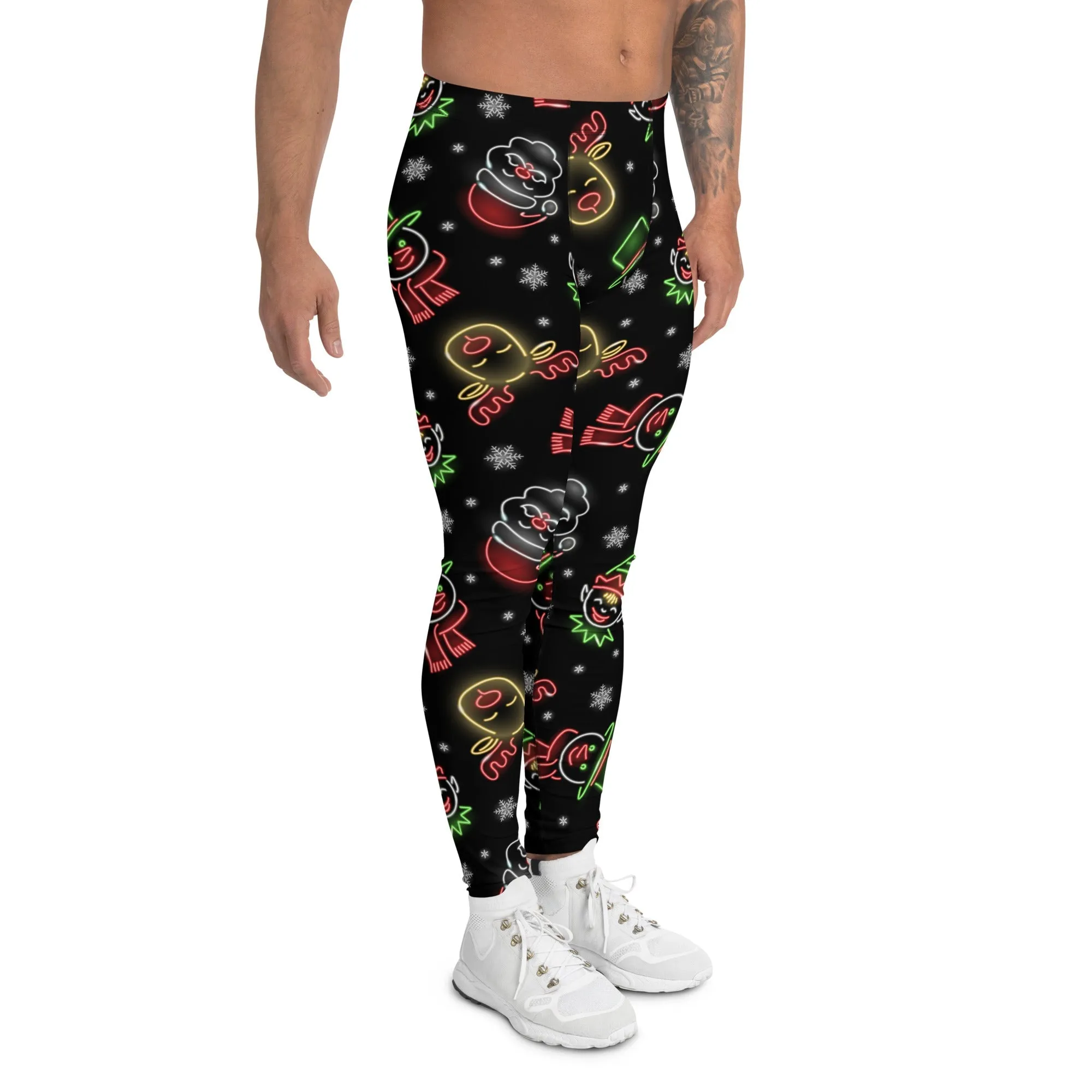 Neon Christmas Men's Leggings