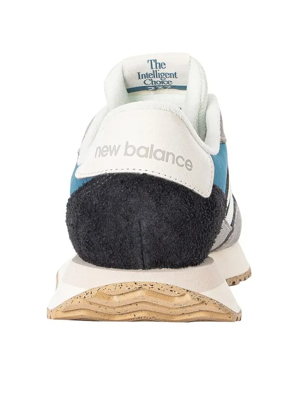 New Balance 237 Suede Trainers - Grey/Blue/White