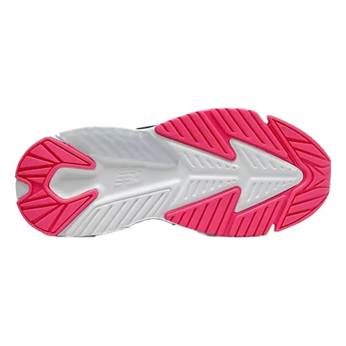 New Balance Girls Rave Running Shoe- Light ALuminum and Magenta