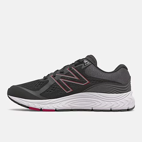 New Balance Mens 840 Neutral Running Shoe M840BR5- Black with Horizon