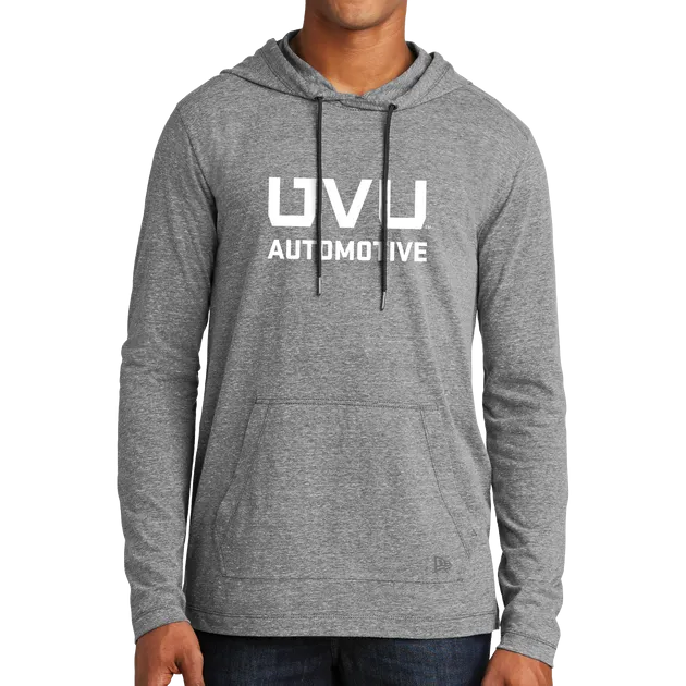 New Era Tri-Blend Performance Pullover Hoodie Tee- UVU Automotive