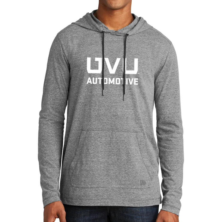 New Era Tri-Blend Performance Pullover Hoodie Tee- UVU Automotive