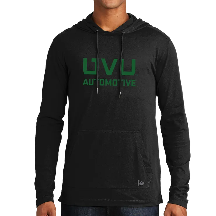 New Era Tri-Blend Performance Pullover Hoodie Tee- UVU Automotive