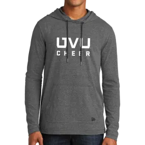 New Era Tri-Blend Performance Pullover Hoodie Tee- UVU Cheer