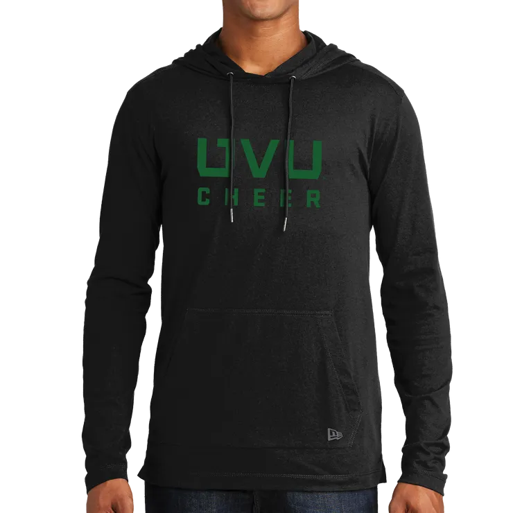 New Era Tri-Blend Performance Pullover Hoodie Tee- UVU Cheer