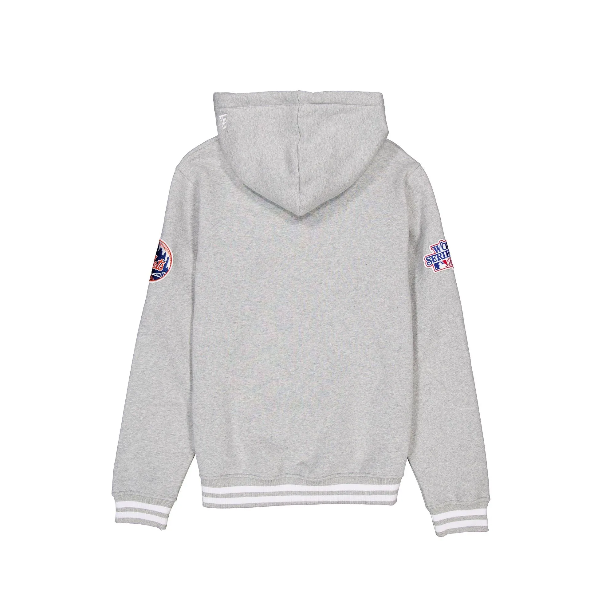 New York Mets Gray Logo Select Full-Zip Hoodie