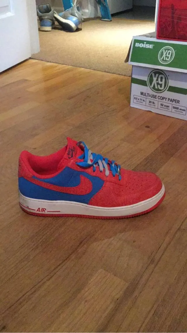 Nike air force 1 - blue/red elepant
