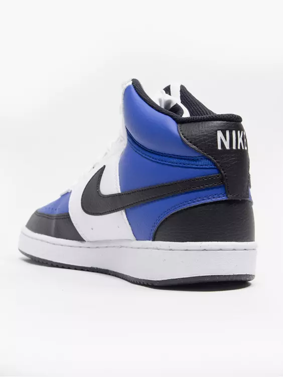 Nike  Court Vision Mid White/Blue Trainers