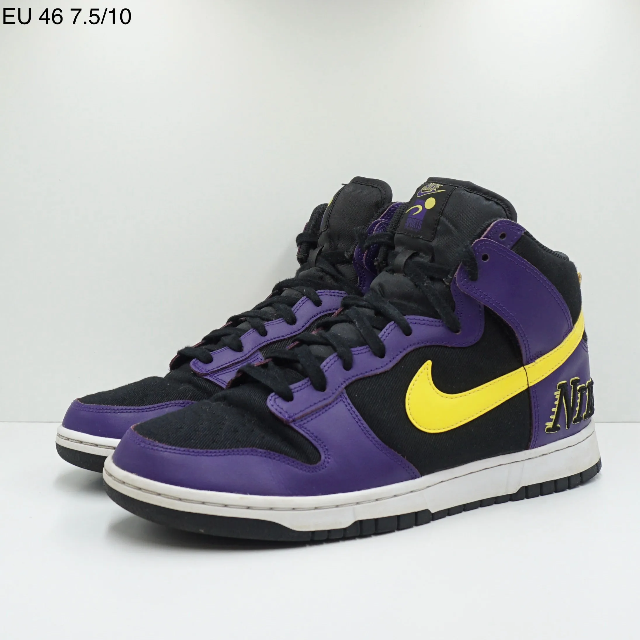 Nike Dunk High EMB Lakers