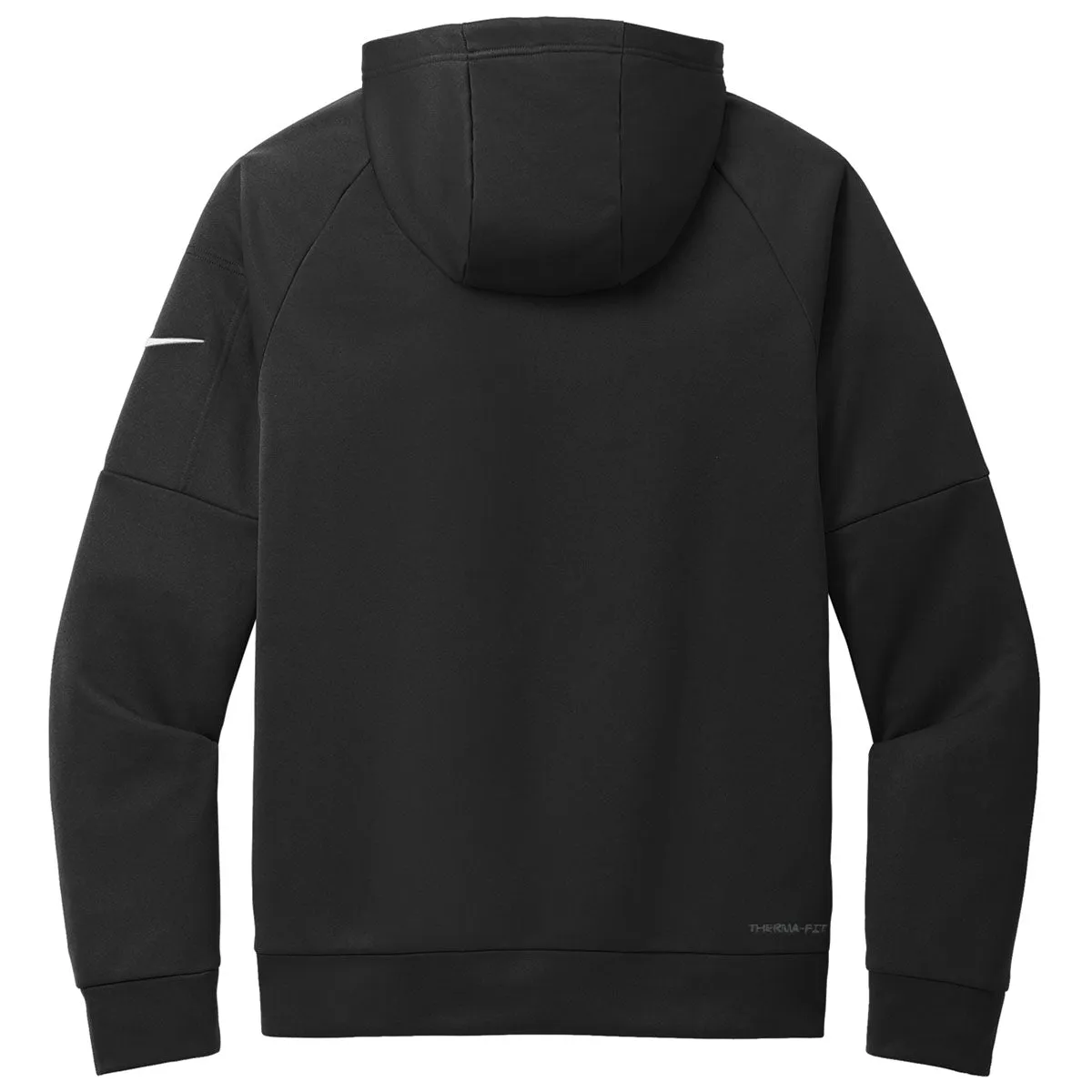 Nike Men's Black Therma-FIT Pocket 1/4-Zip Fleece Hoodie