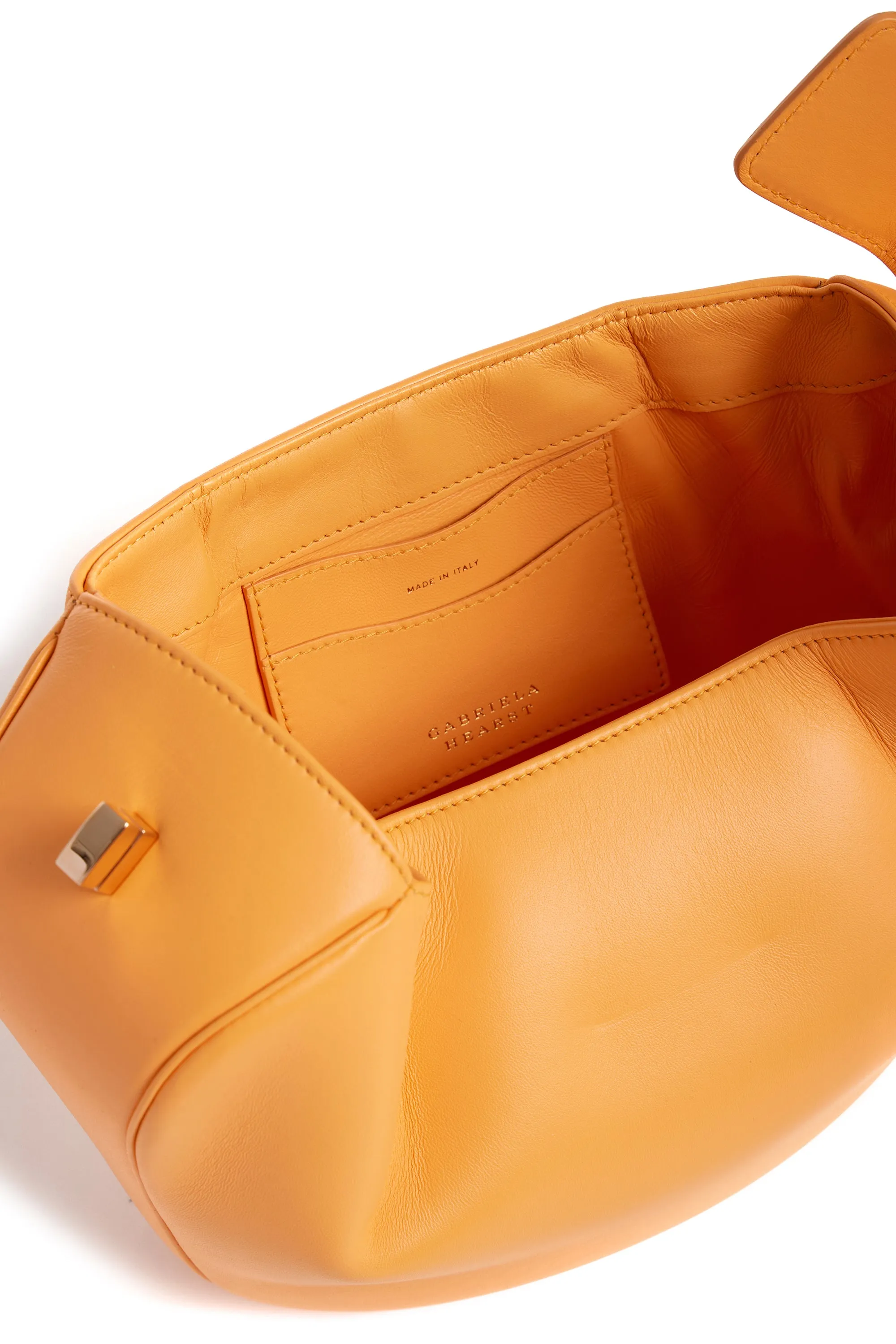 Nina Bag in Fluorescent Orange Nappa Leather